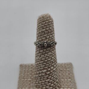 Size 4.75 Sterling Silver Cool Tribal Style Ring A3070